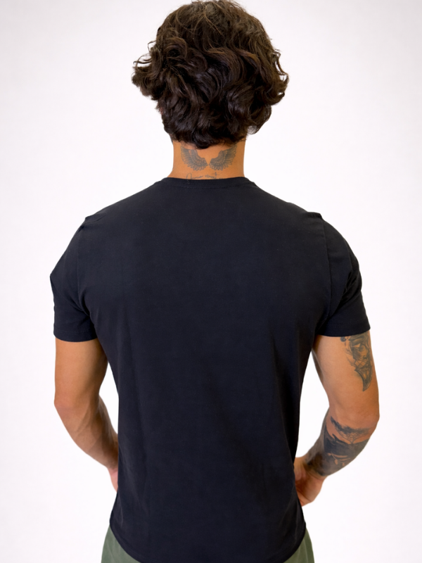 Camisa Aeropostale Preta Geométrica 100% Algodão Masculina - Marfim Moda Masculina