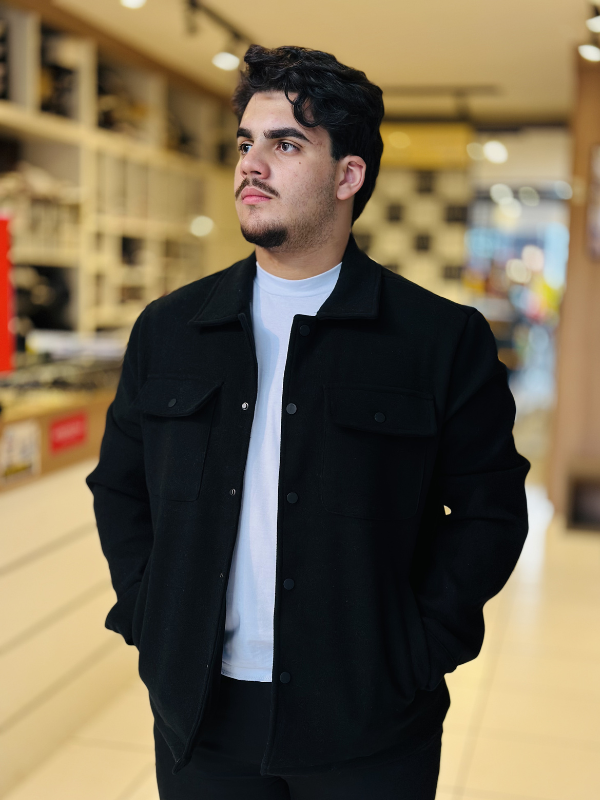 Jaqueta Veneza de Lã Batida - Marfim Moda Masculina