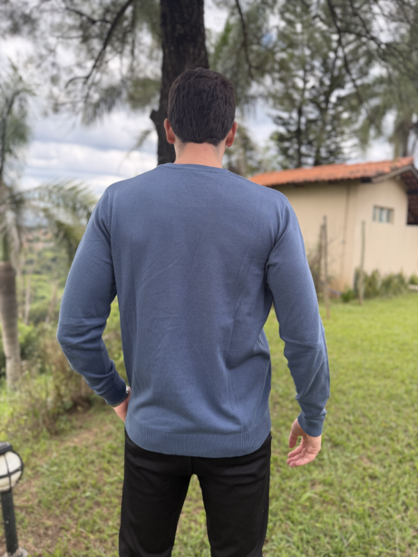 Suéter Ogochi Azul - Marfim Moda Masculina
