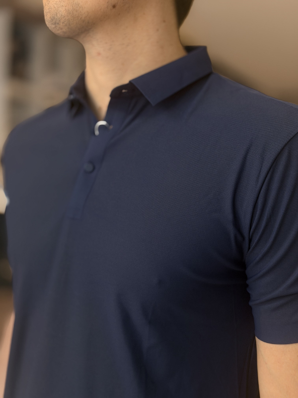 Camisa Polo Tecnológica - Marfim Moda Masculina