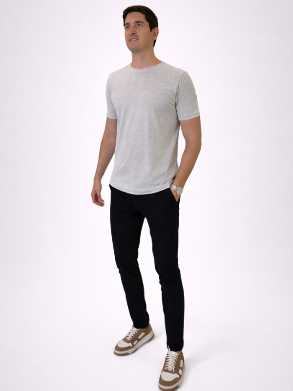 Camisa Happen Cinza Claro - Marfim Moda Masculina