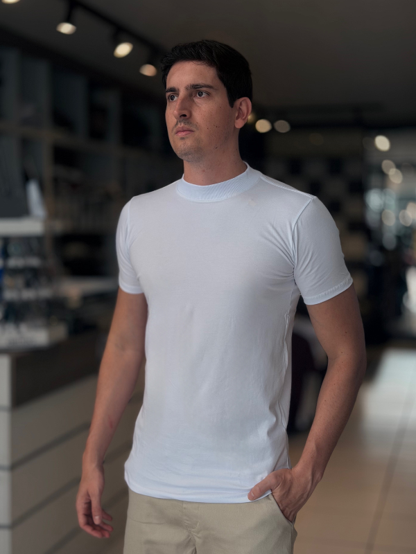Camisa Gola Média - Marfim Moda Masculina