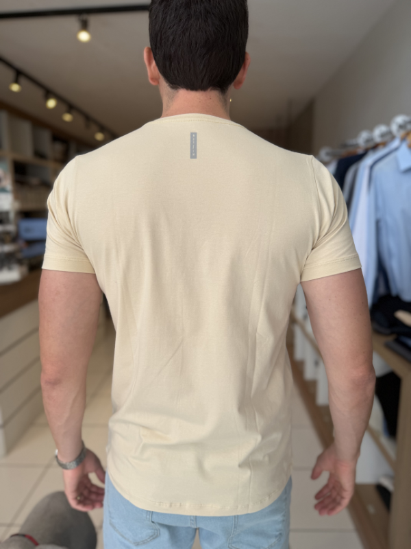 Camisa Algodão Egípcio Bege - Marfim Moda Masculina