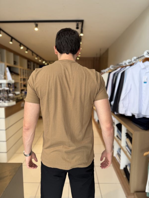 Camisa Aeropostale Marrom 100% Algodão Masculina - Marfim Moda Masculina