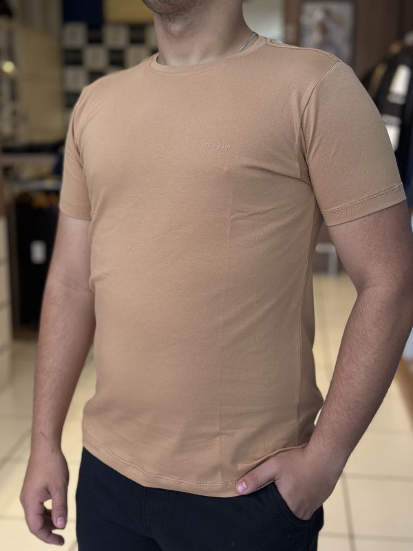Camisa Algodão Egípcio Caramelo Cinza - Marfim Moda Masculina