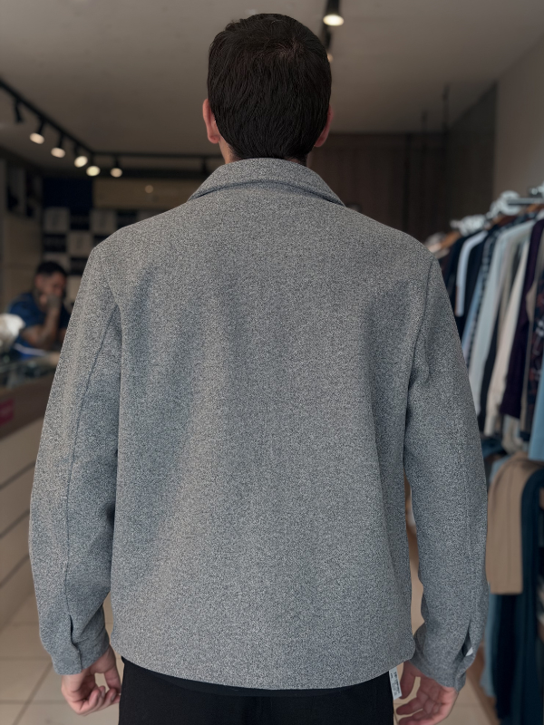 Jaqueta Veneza de Lã Batida - Marfim Moda Masculina