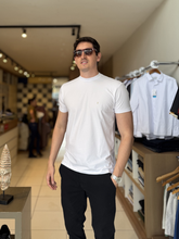 Camisa Meia Gola Branca Masculina - Marfim Moda Masculina