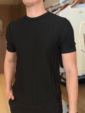 Camisa Gola Careca Preta - Marfim Moda Masculina
