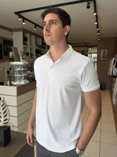 Camisa Polo Tecnológica  - Marfim Moda Masculina