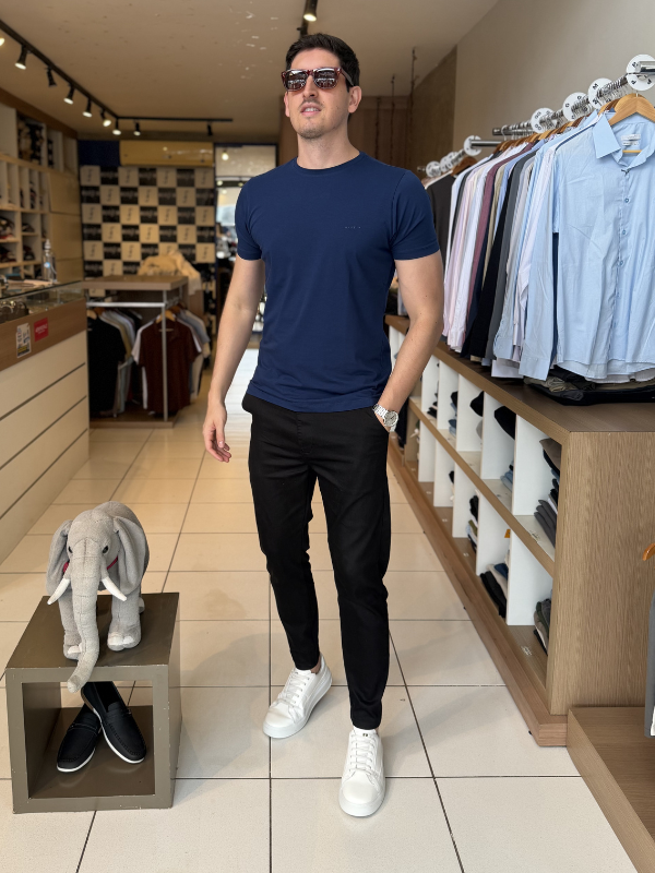 Calça de Alfaiataria True Hero Preta - Marfim Moda Masculina