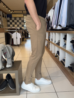 Calça Sibra Bege - Marfim Moda Masculina