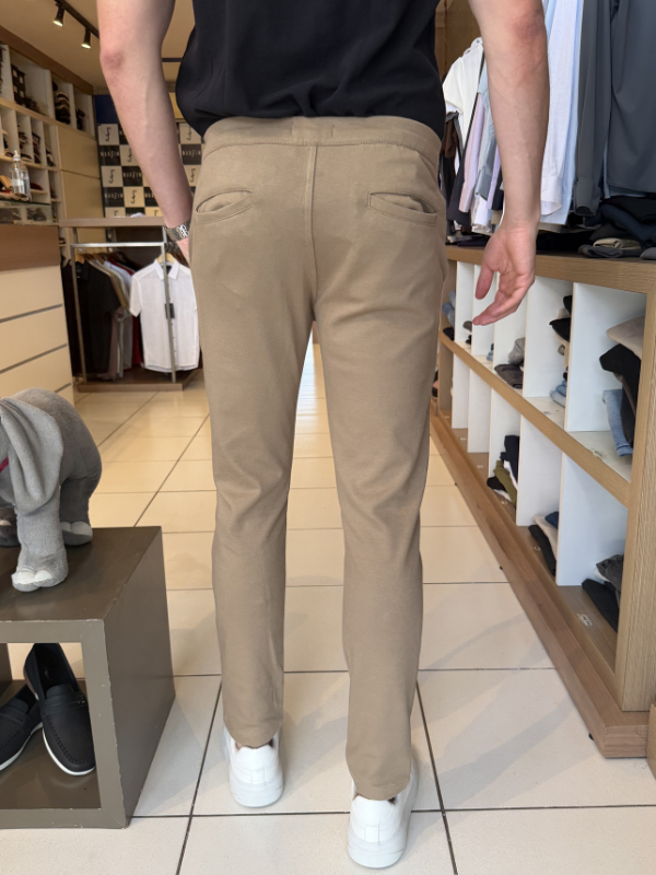 Calça Sibra Bege - Marfim Moda Masculina