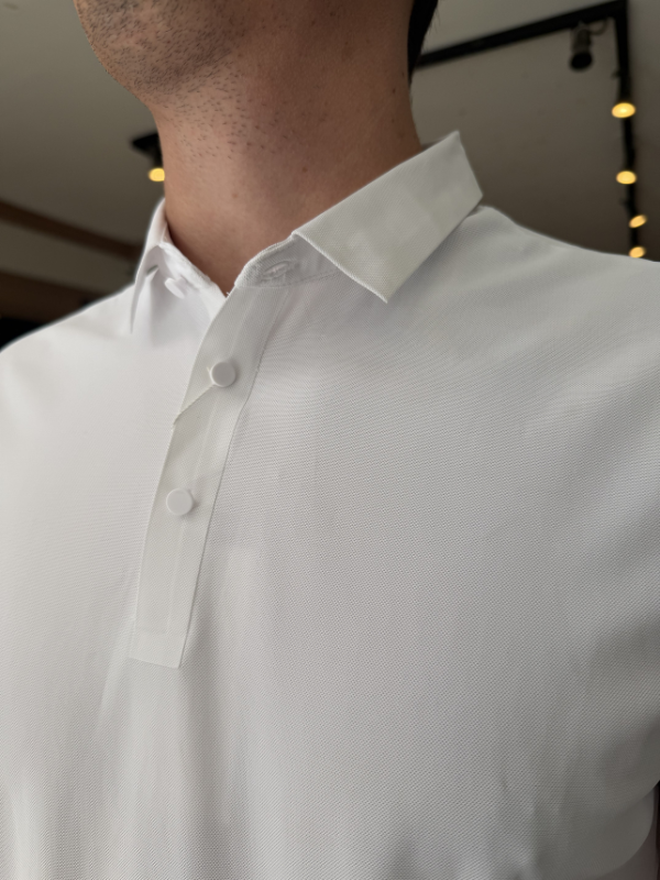 Camisa Polo Tecnológica  - Marfim Moda Masculina