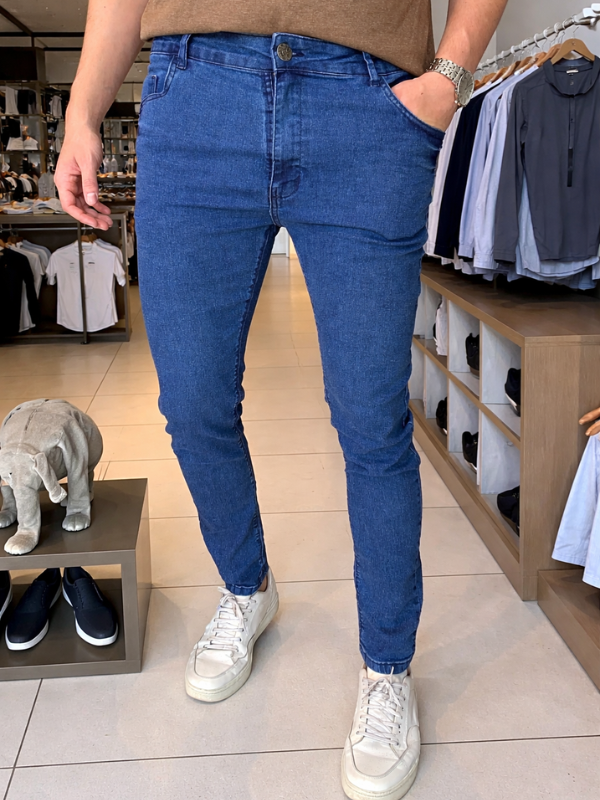 Calça HMO Azul Jeans - Marfim Moda Masculina