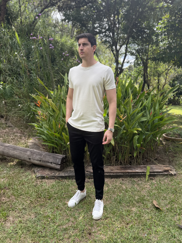 Camisa Aeropostale Branca Masculina - Marfim Moda Masculina