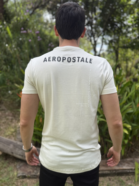 Camisa Aeropostale Branca Masculina - Marfim Moda Masculina