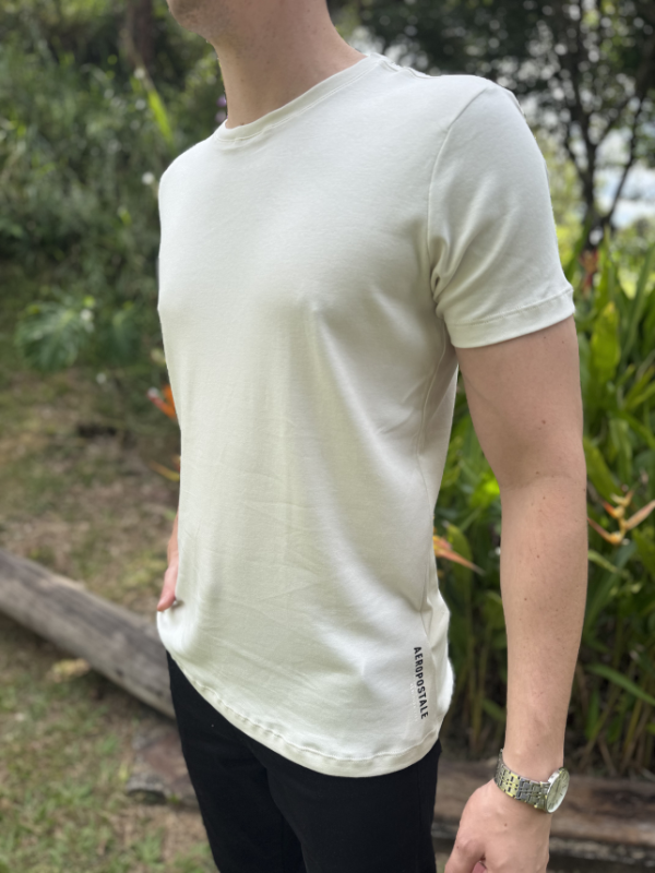 Camisa Aeropostale Branca Masculina - Marfim Moda Masculina