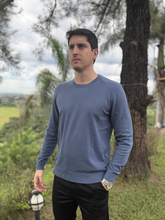Suéter Ogochi Azul - Marfim Moda Masculina