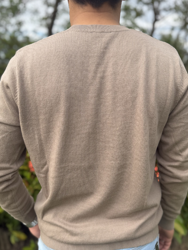 Suéter Ogochi Bege- Marfim Moda Masculina
