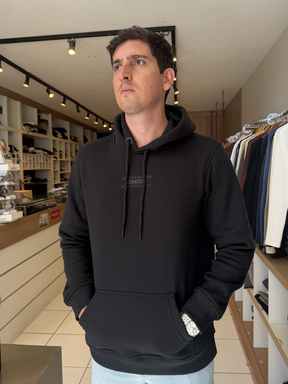 Moletom Aeropostale Preto - Marfim Moda Masculina