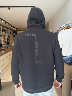 Moletom Aeropostale Preto - Marfim Moda Masculina