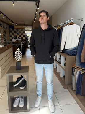Moletom Aeropostale Preto - Marfim Moda Masculina