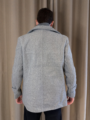 Sobretudo Gola Dupla - Marfim Moda Masculina