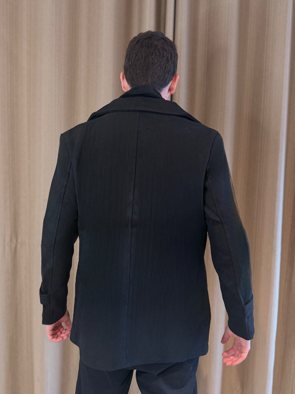 Sobretudo Gola Dupla - Marfim Moda Masculina