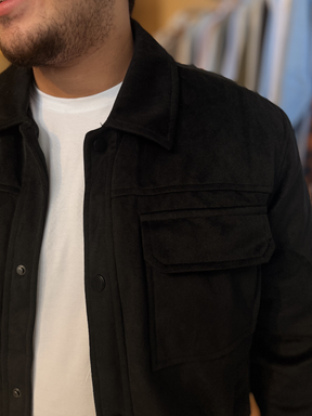 Jaqueta Suede Texturizado Premium - Marfim Moda Masculina