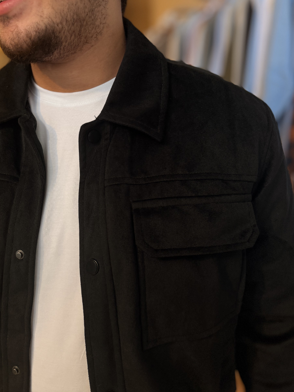 Jaqueta Suede Texturizado Premium - Marfim Moda Masculina