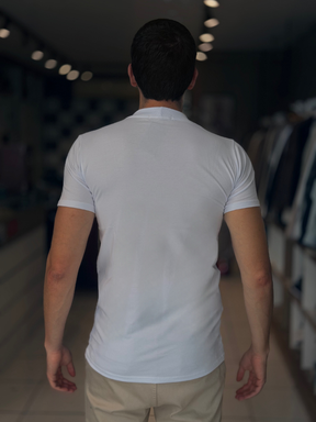 Camisa Gola Média - Marfim Moda Masculina