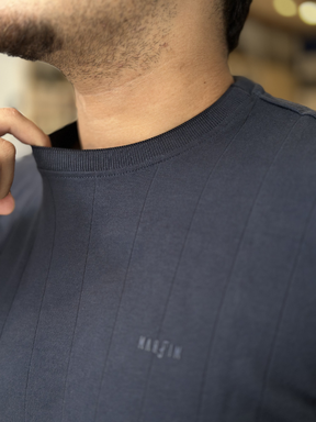 Camiseta Suede Texturizada - Marfim Moda Masculina