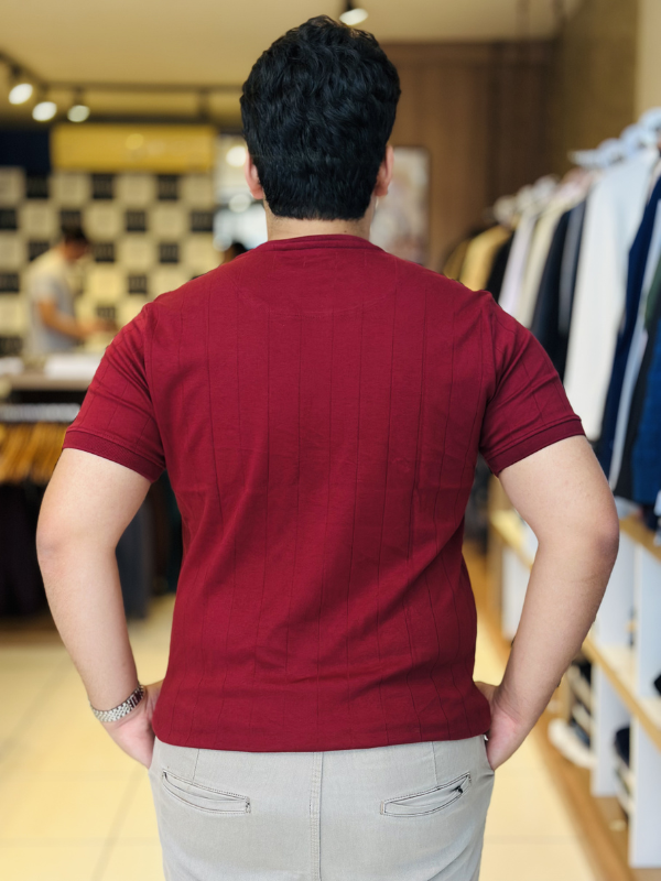 Camiseta Suede Texturizada - Marfim Moda Masculina
