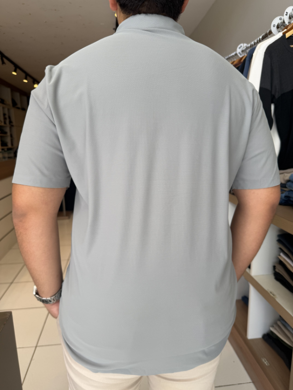 Camisa Polo Tecnológica  - Marfim Moda Masculina
