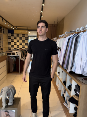 Camisa Algodão Egípcio Preta - Marfim Moda Masculina