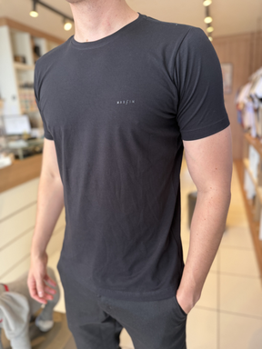 Camisa Algodão Egípcio Preta - Marfim Moda Masculina