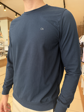 Suéter Ogochi Azul Masculina - Marfim Moda Masculina