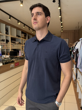 Camisa Polo Ogochi Azul-Marinho Masculina - Marfim Moda Masculina