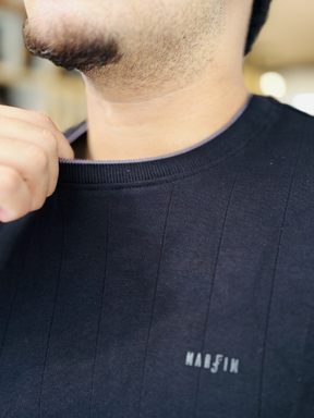 Camiseta Suede Texturizada - Marfim Moda Masculina