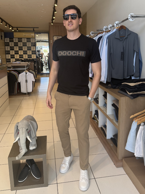 Camisa Ogochi Preta Masculina - Marfim Moda Masculina