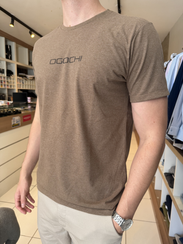 Camisa Ogochi Bege Masculina - Marfim Moda Masculina