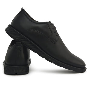 Sapato Derby All Black 100% Couro Legítimo - Marfim Moda Masculina