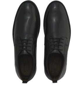 Sapato Derby All Black 100% Couro Legítimo - Marfim Moda Masculina