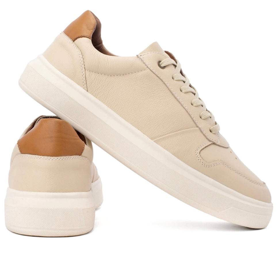 Sneaker Neve Firenze Bege - Marfim Moda Masculina
