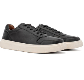 Sneaker Preto Shade 100% couro - Marfim Moda Masculina