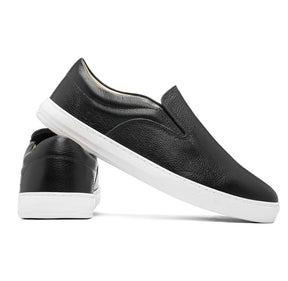 Tênis Slip On Preto - Marfim Moda Masculina