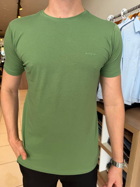 Camisa Algodão Egípcio Verde - Marfim Moda Masculina